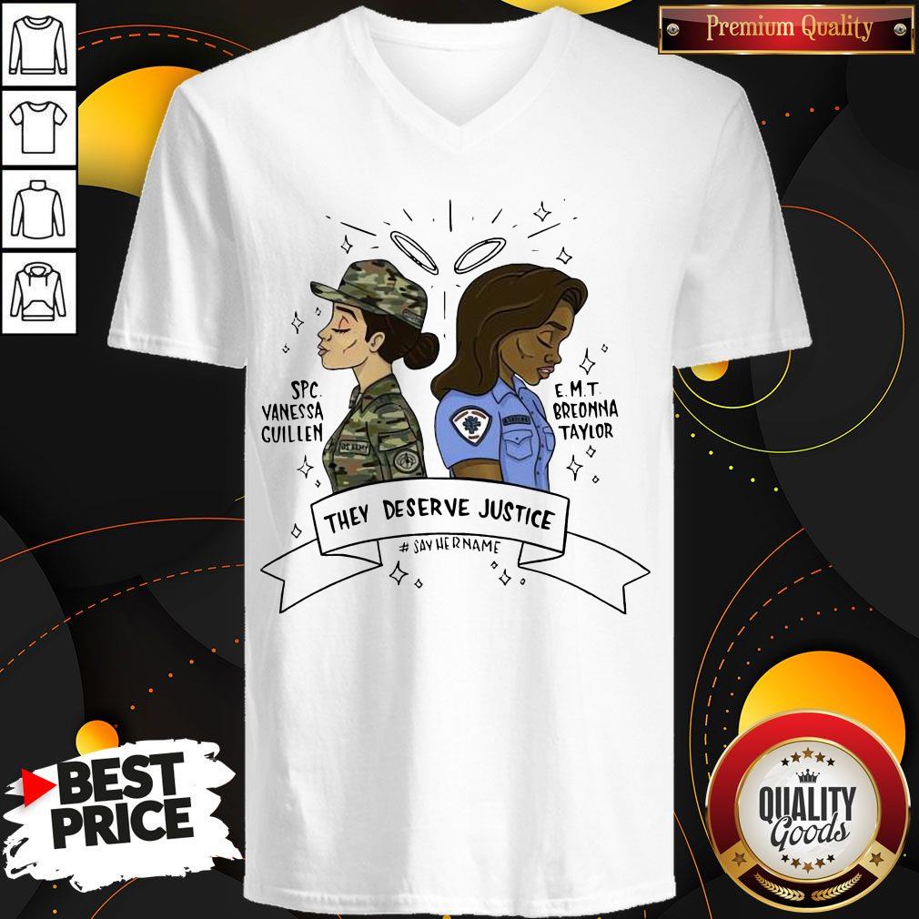 Hot They Deserve Justice Vanessa Guillen EMT Breonna Taylor Shirt