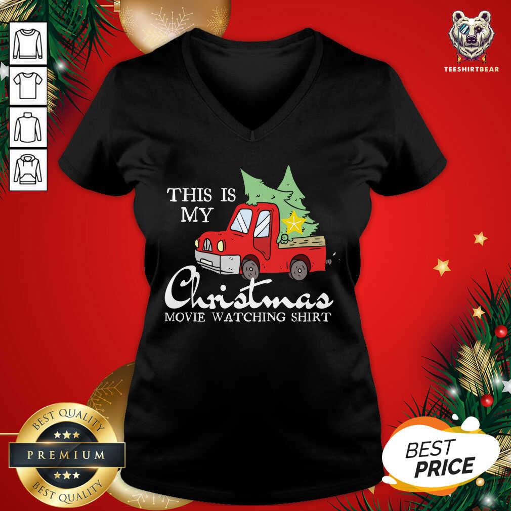 Hot This Is My Christmas Movie Watching With Vintage Truck T-Shirt