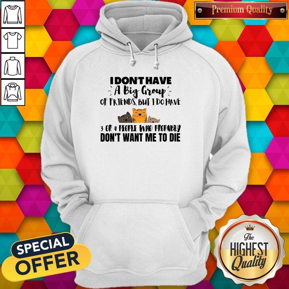 I Don’t Have A Big Group Of Friends But I Do Have 3 Or 4 People Shirt