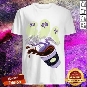 Funny Halloween Ghost Roast Cafe Shirt