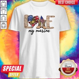 Funny Love Veteran My Marine Shirt