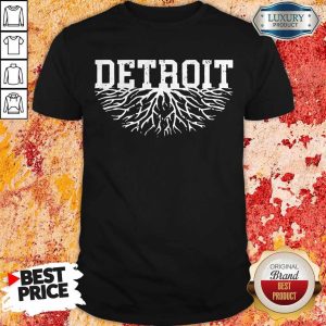 Detroit Roots Michigan American Born Grown Raised Local Women's Shirt
