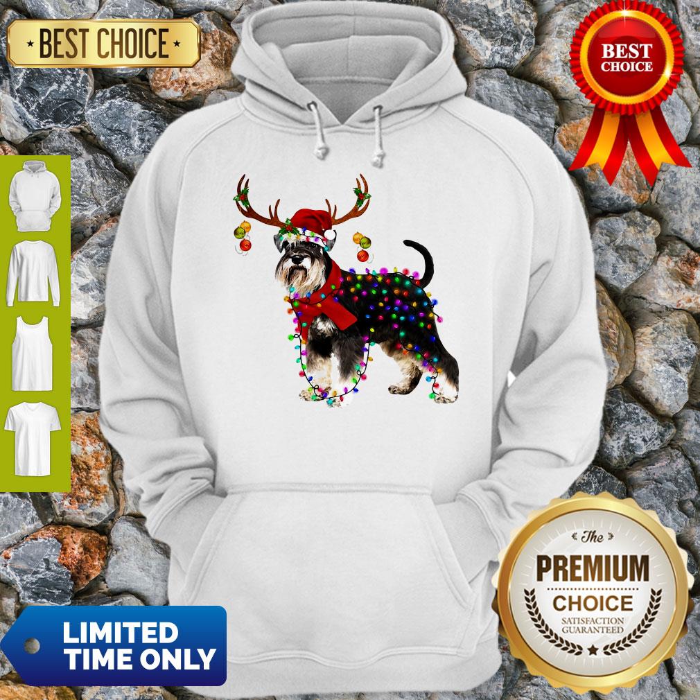 Yorkshire Dog Light Deer Merry Christmas Shirt