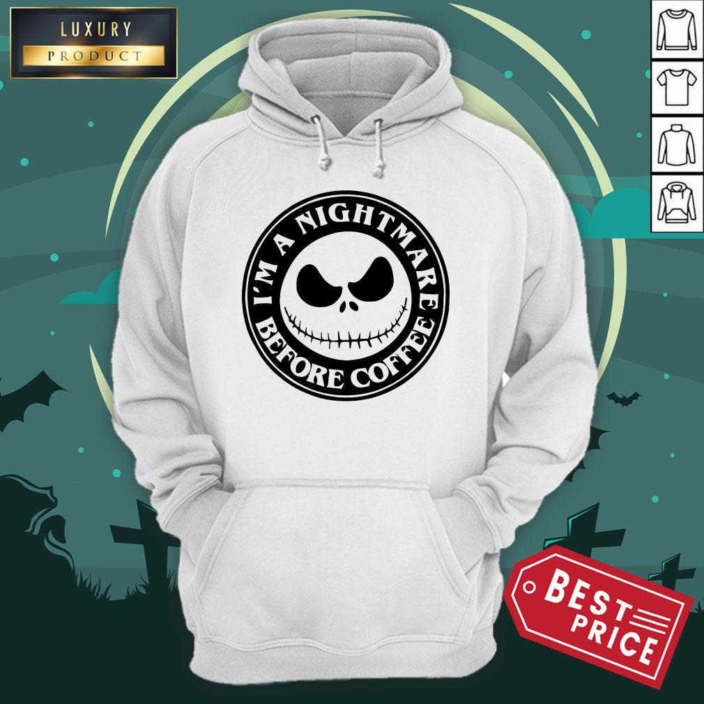 Jack Skellington I’m A Nightmare Before Coffee Shirt