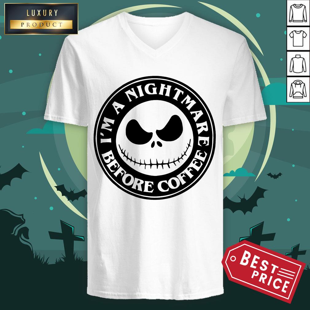 Jack Skellington I’m A Nightmare Before Coffee Shirt