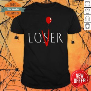 Halloween Top Pennywise Loser Lover IT Tee Shirt