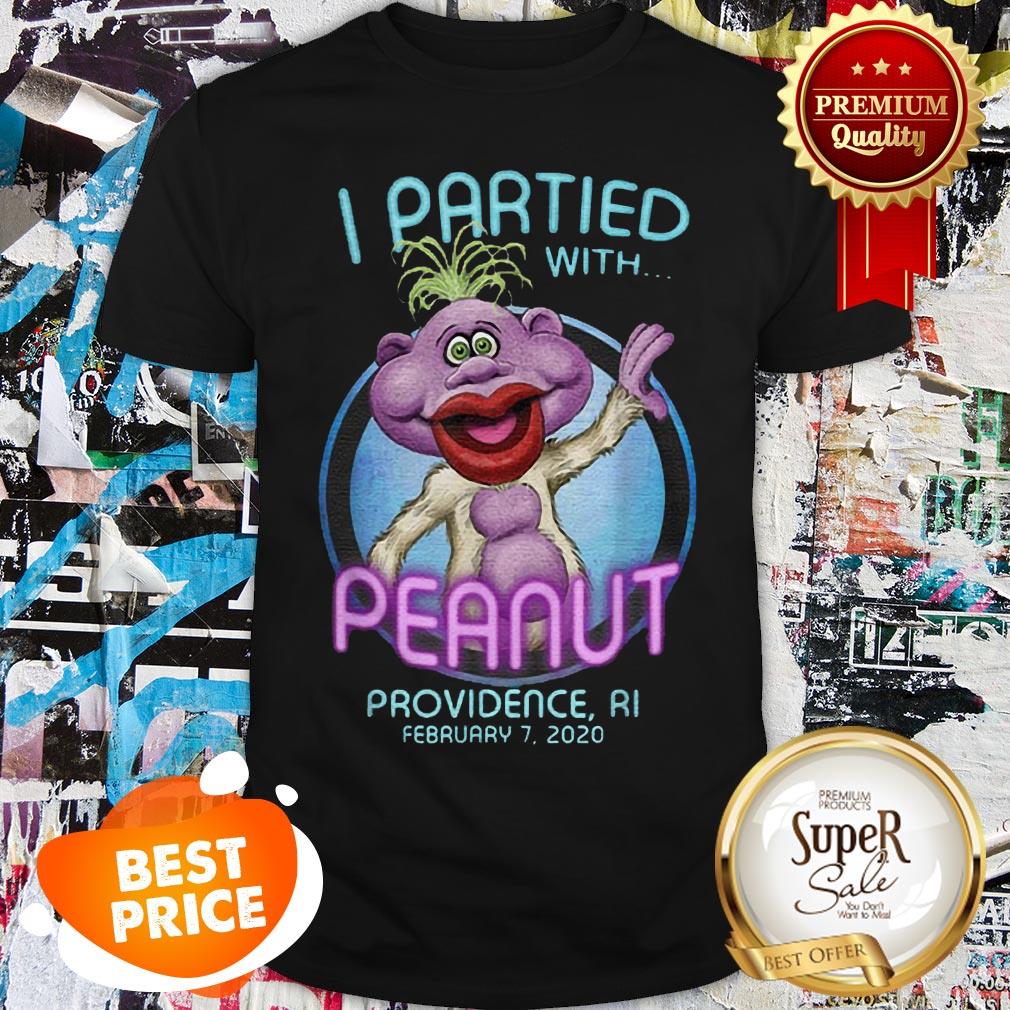Jeff Dunham I Partied With Peanut Providence Ri Shirt
