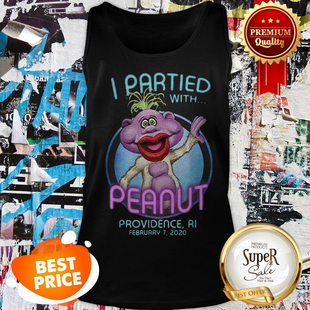 Jeff Dunham I Partied With Peanut Providence Ri Shirt