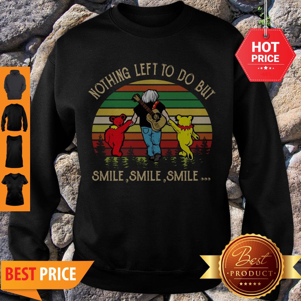 Jerry Garcia Grateful Dead Nothing Left To Do But Smile Vintage Shirt