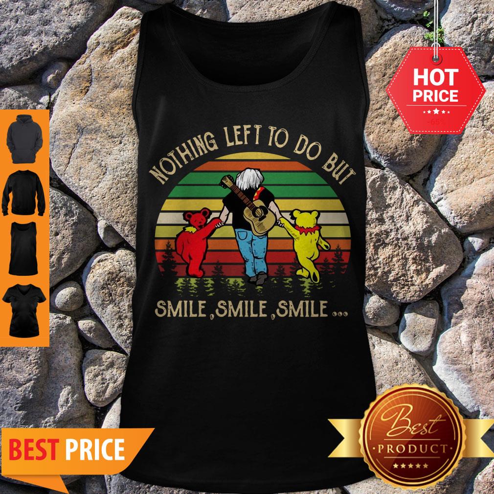 Jerry Garcia Grateful Dead Nothing Left To Do But Smile Vintage Shirt