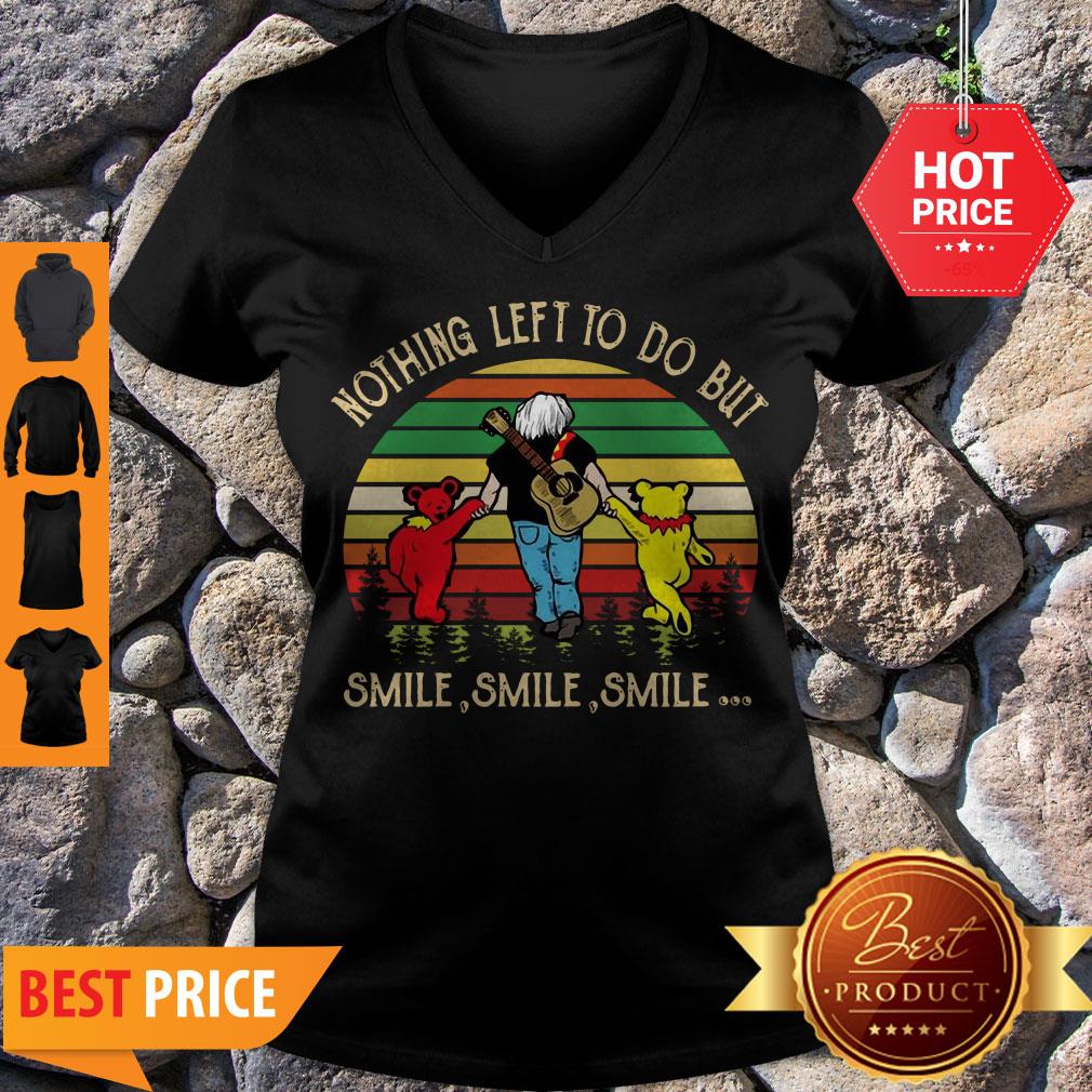 Jerry Garcia Grateful Dead Nothing Left To Do But Smile Vintage Shirt