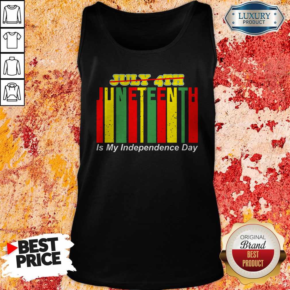 Juneteenth Is My Independence Day Not July 4th Shirt