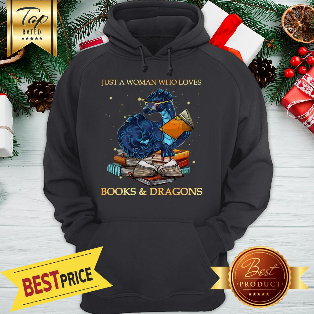 Just A Woman Who Loves Books & Dragons Shirt