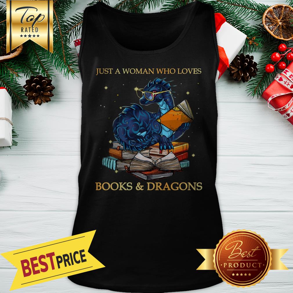 Just A Woman Who Loves Books & Dragons Shirt