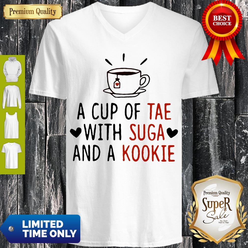Cute A Cup Of Tae With Suga And A Kookie Shirt