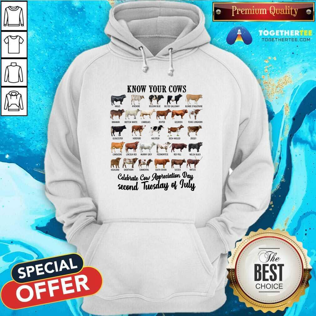Know Your Cows Tuesday Of Juuly Shirt