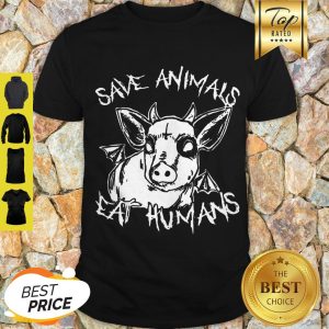 Nice Satanic Cow Save Animals Eat Humans Shirt