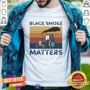 Perfect Black Smoke Matter Vintage Shirt