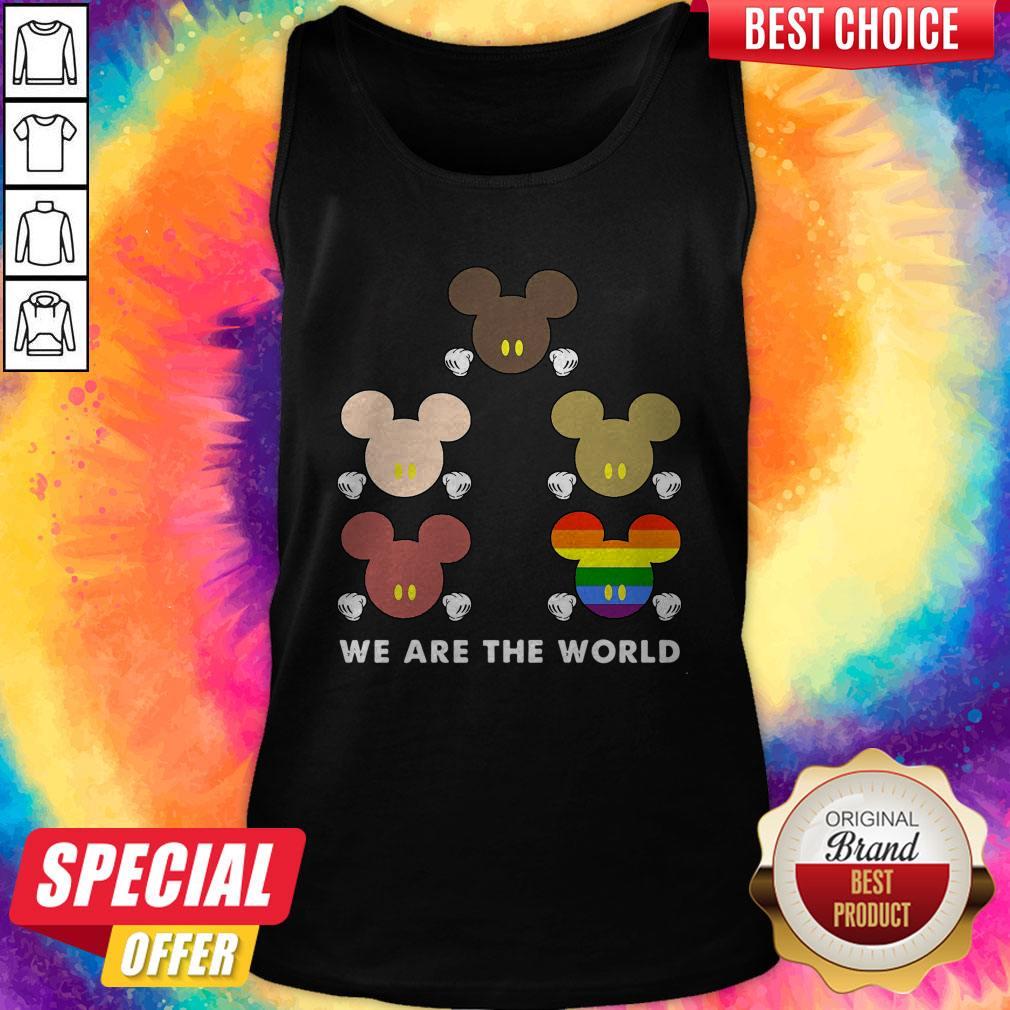 Lgbt Mickey Mouse We Are The World Shirt