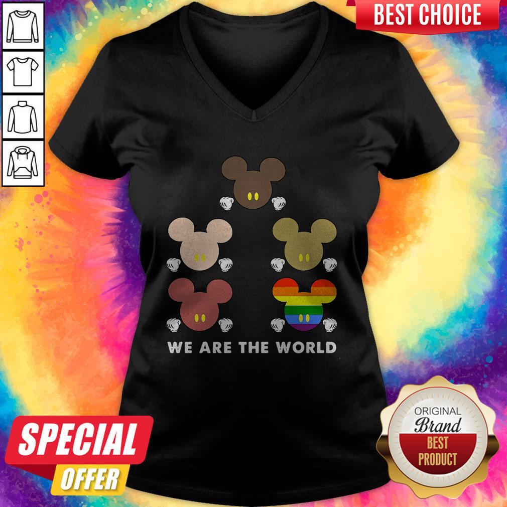 Lgbt Mickey Mouse We Are The World Shirt