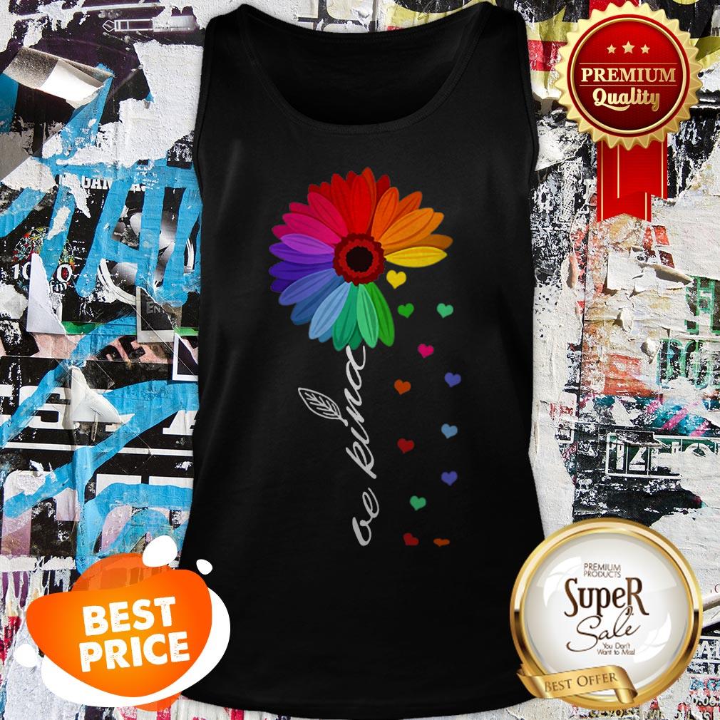LGBT Sunflower Choose Kindness Colorful Be Kind Shirt