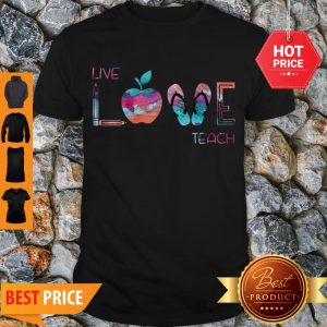 Premium Live Love Teacher Stationery Shirt