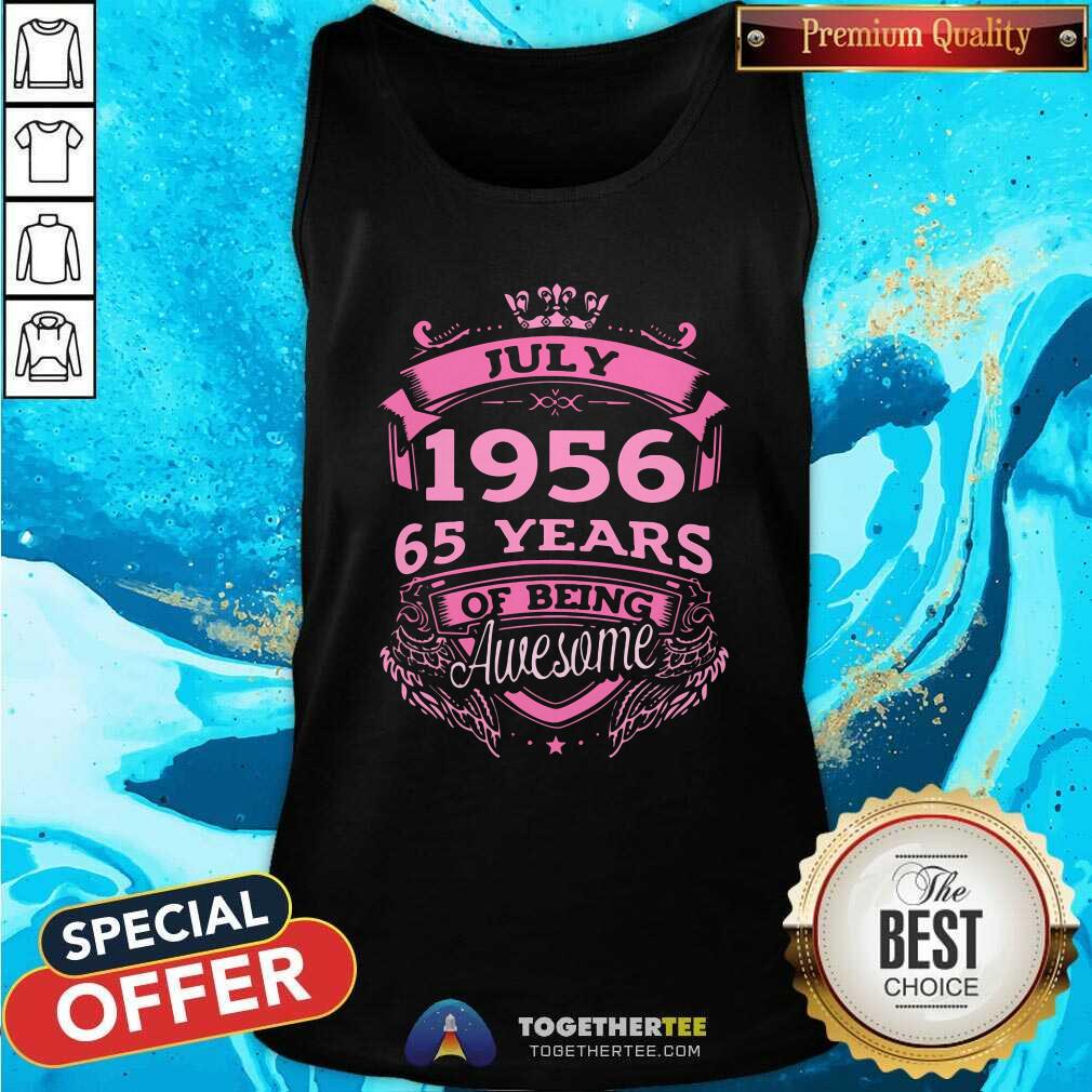 Lovely July 1956 65 Years Of Being Awesome Shirt