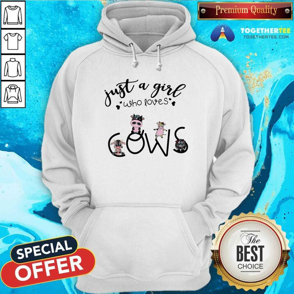 Lovely Just A Girl Who Love Cows Shirt