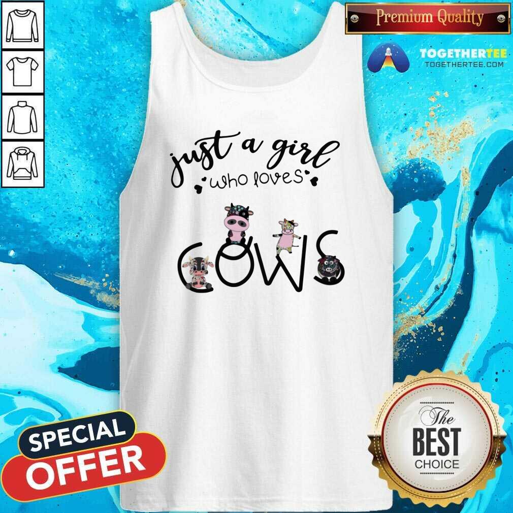Lovely Just A Girl Who Love Cows Shirt