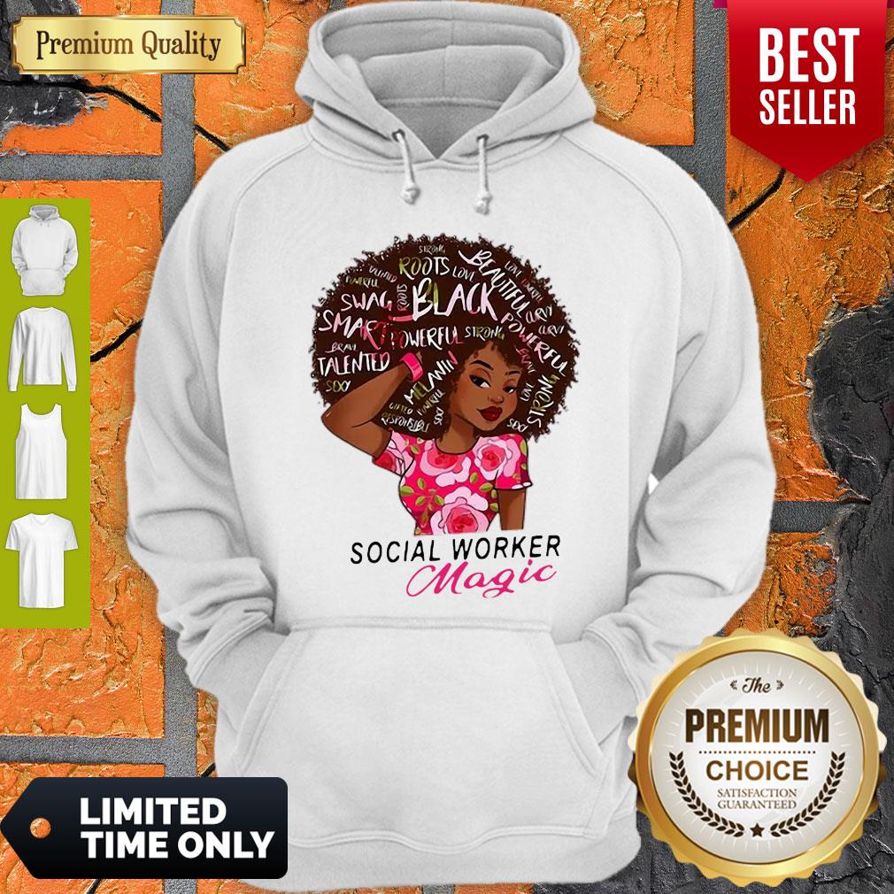 Sexy Black Girl Social Worker Magic Shirt