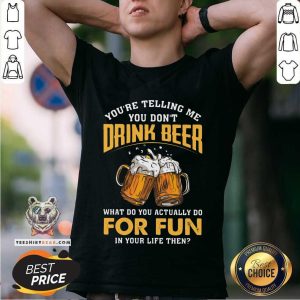 Official Drink Beer For Fun Shirt
