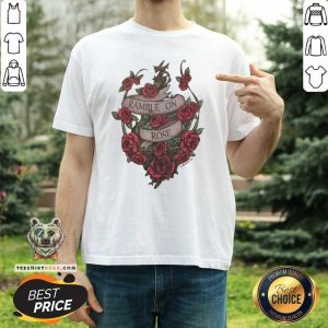Nice Ramble On Rose Dead Inspired Womens Racerback Shirt
