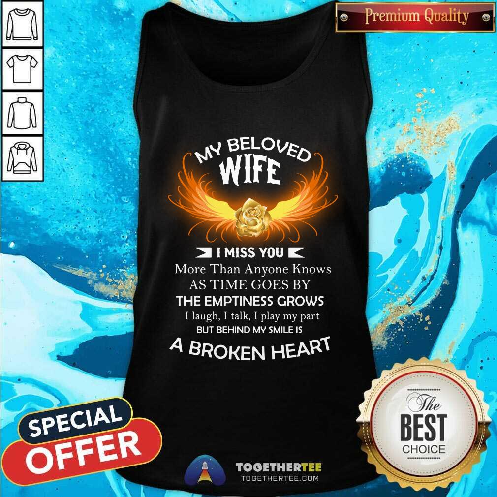My Beloved Wife A Broken Heart Fire Wings Shirt
