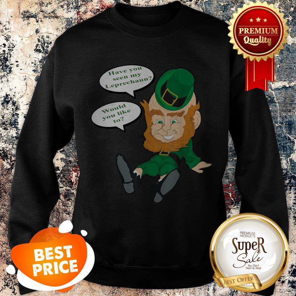 Naughty Drunk Leprechaun Funny St Patrick’s Day Shirt