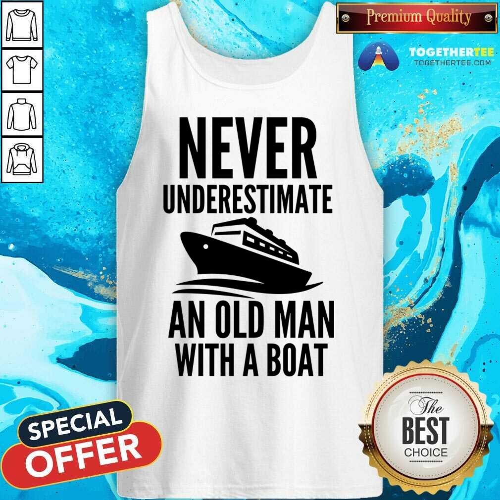 Never Underestimate A Girl With A Boat Shirt