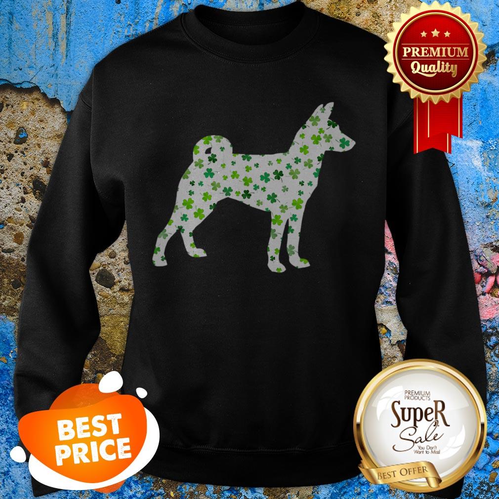 Nice Basenji St Patrick’s Day Dog Shirt
