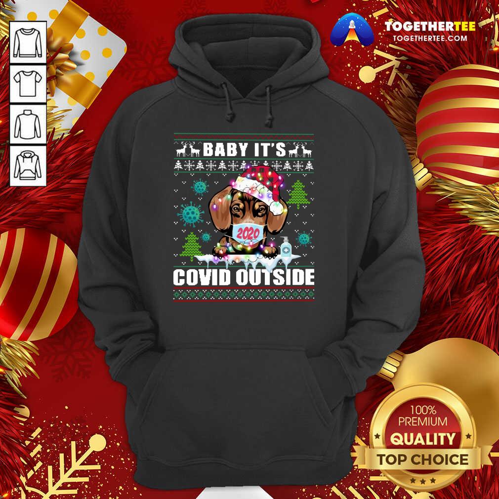 Nice Face Mask 2020 Baby It’s Covid Outside Ugly Christmas Shirt