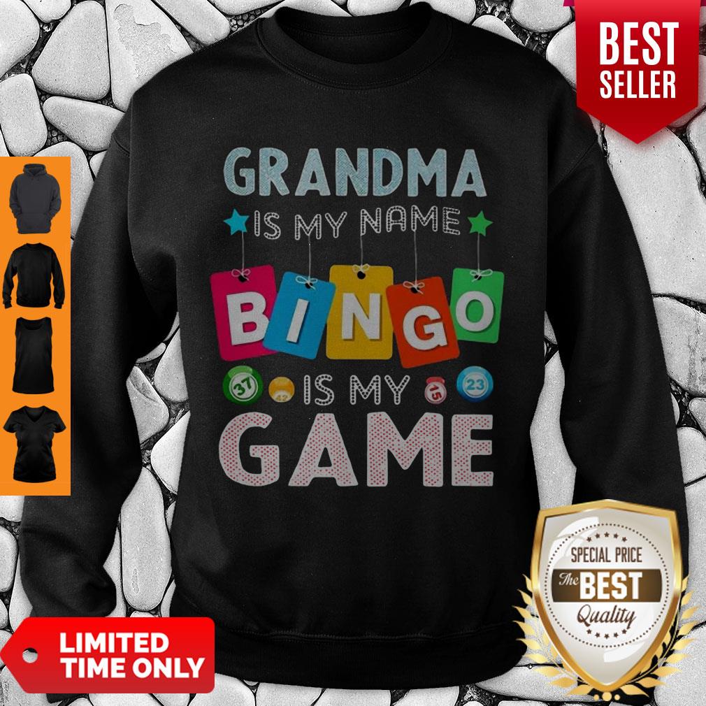 Nice Grandma Is My Name Bingo Is My Game Shirt