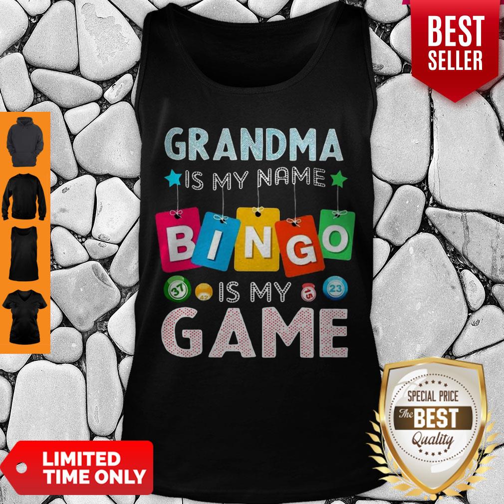 Nice Grandma Is My Name Bingo Is My Game Shirt