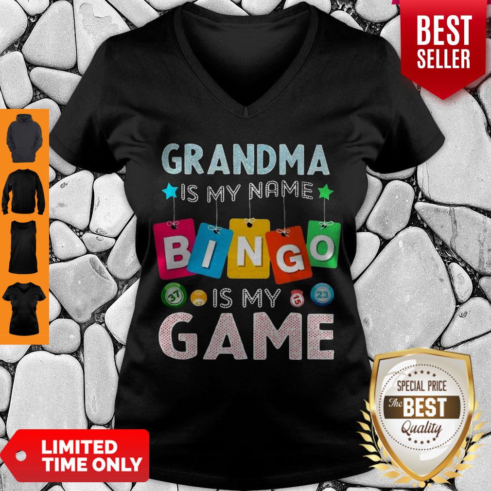 Nice Grandma Is My Name Bingo Is My Game Shirt