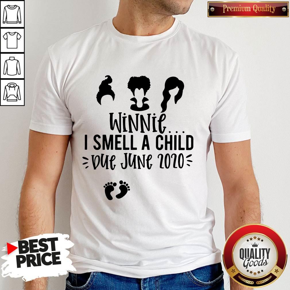 Nice Hocus Pocus Winnie I Smell A Child Due June Zozo Shirt