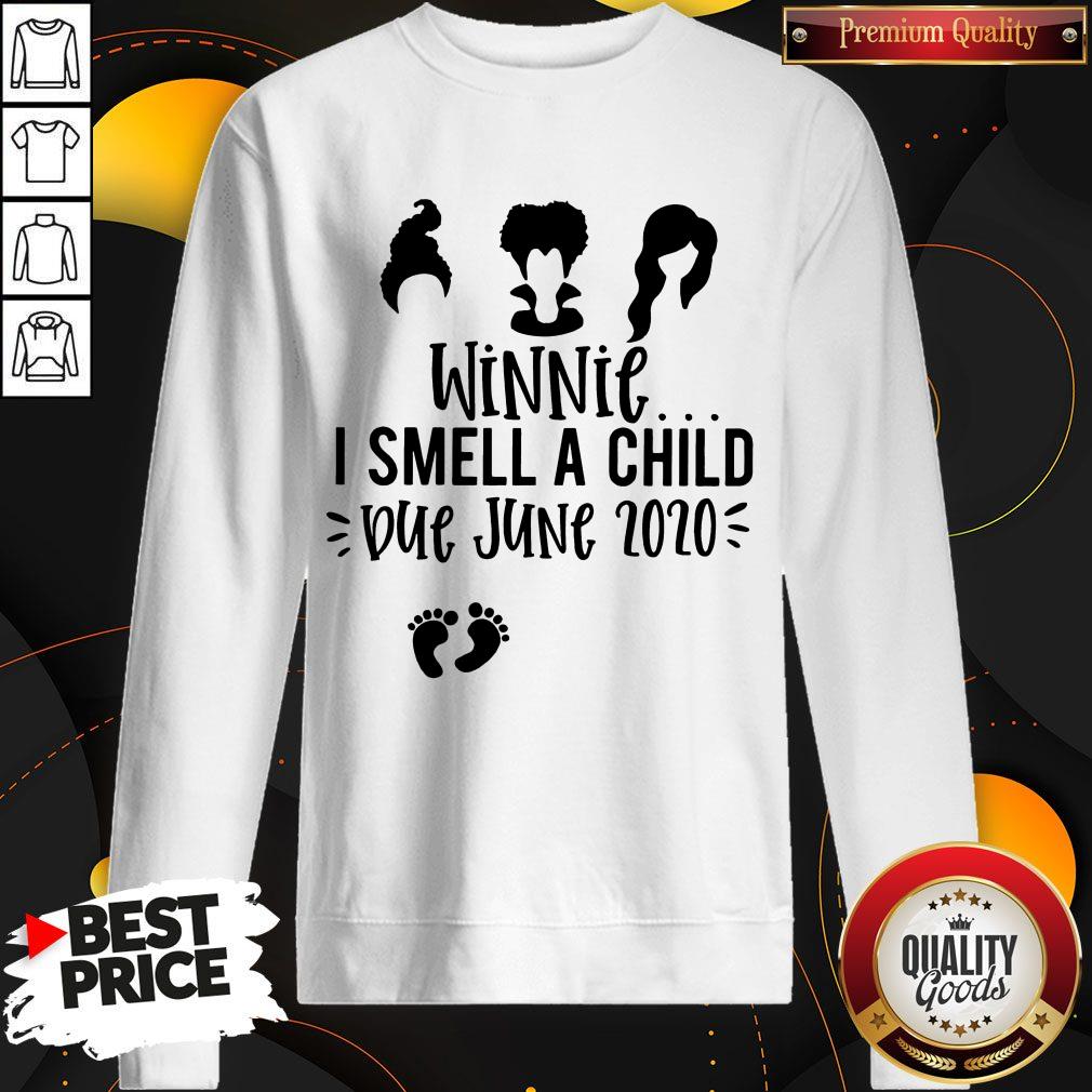 Nice Hocus Pocus Winnie I Smell A Child Due June Zozo Shirt
