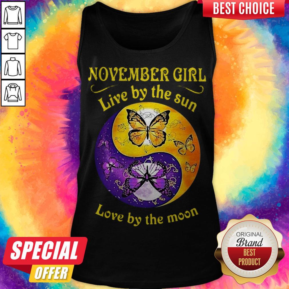 Nice November Girl Live By The Sun Love By The Moon Shirt