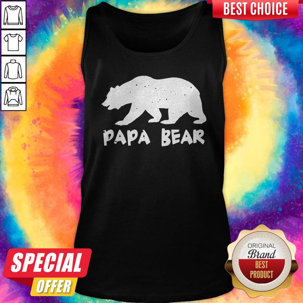 Nice Papa Bear Funny Matching Shirt
