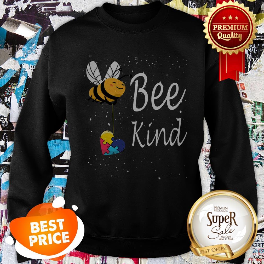Nice Puzzle Autism Awareness Bee Kind Shirt