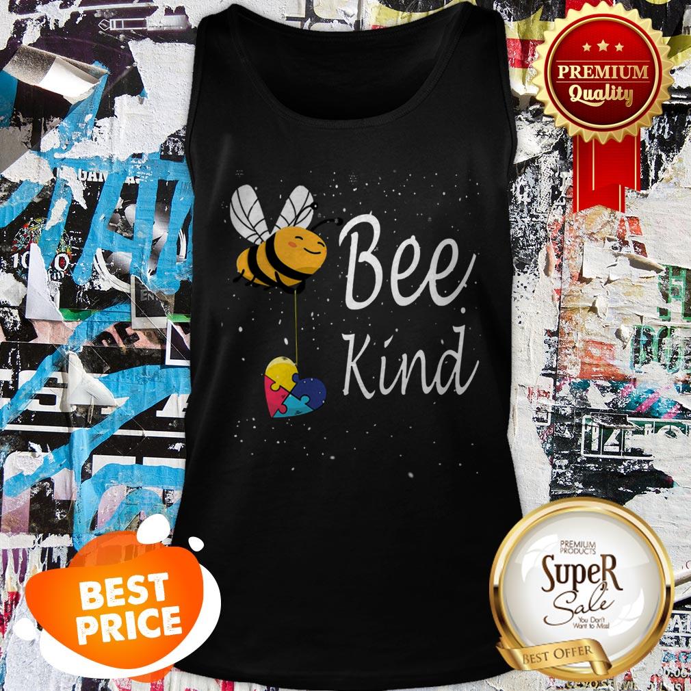 Nice Puzzle Autism Awareness Bee Kind Shirt