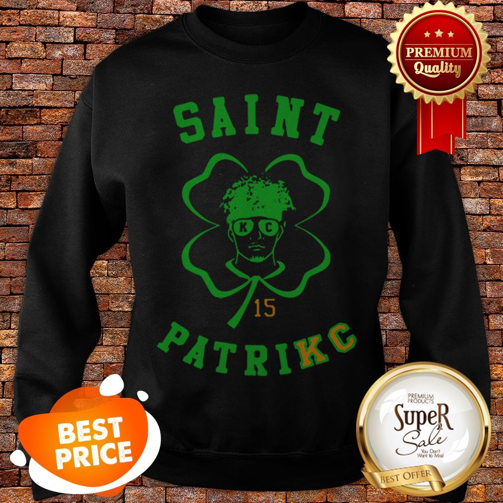 Nice Saint Patrick Day PatriKC Patrick Mahomes 15 Kansas City Chiefs Shirt