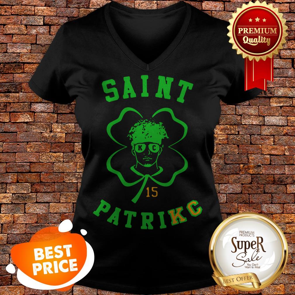Nice Saint Patrick Day PatriKC Patrick Mahomes 15 Kansas City Chiefs Shirt