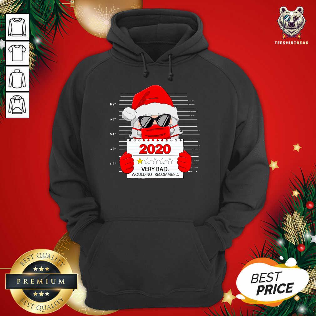Nice Santa Face Mask 2020 One Star Very Bad Would Not Recommend Shirt