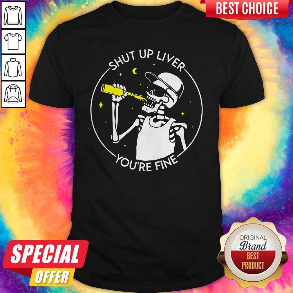 Nice Skull Shut Up Lever Shirt